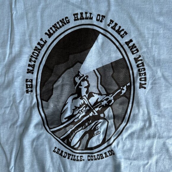 Vintage Coal Mining Shirt Mining Hall Of‎ Fame & Museum Colorado Single Stitch - Picture 5 of 9